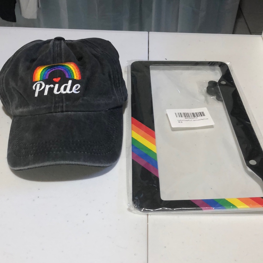 Pride Cap & License Plate Cover